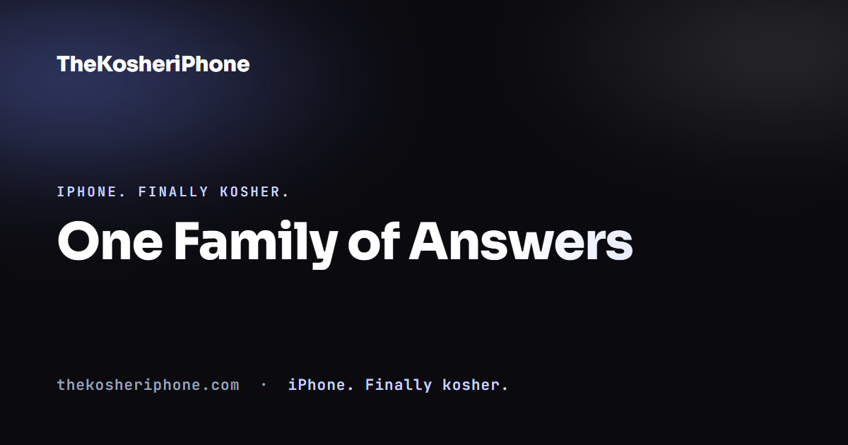 One Family of Answers